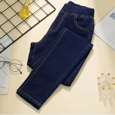 High-Waist Stretch Jeans